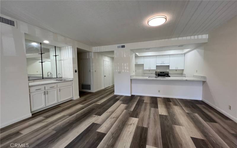 Kitchen with dining area