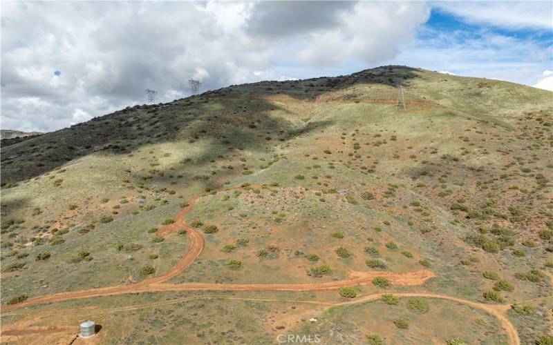 Overhead of property looking north