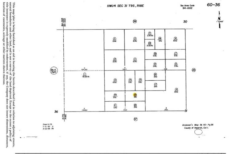 Plat Map