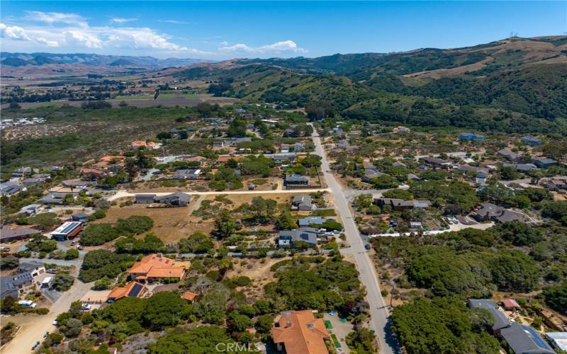 Bayview Heights neighborhood - looking east.