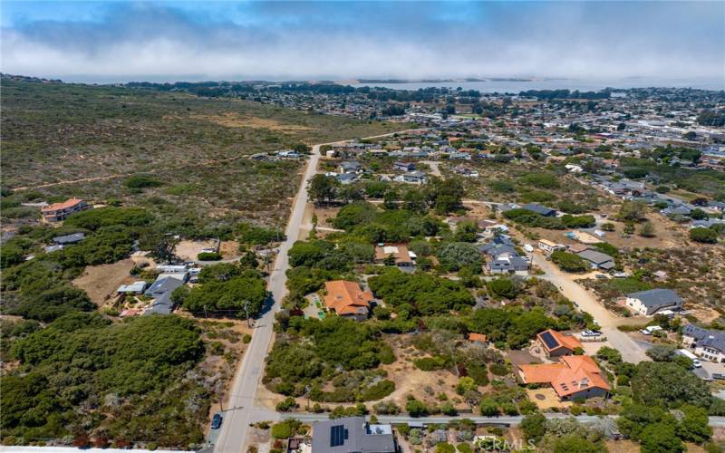 Bayview Heights neighborhood - looking west.