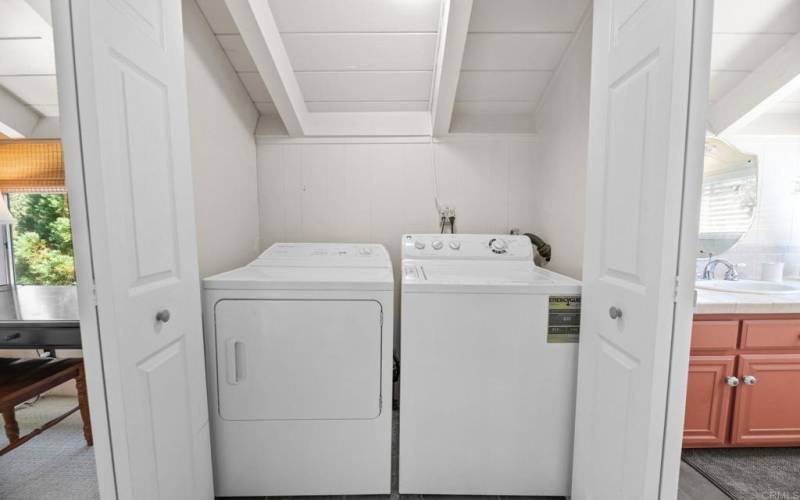 laundry closet upstairs