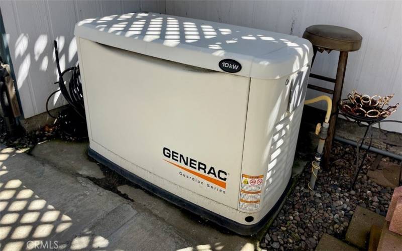A backup generator for power outages.
