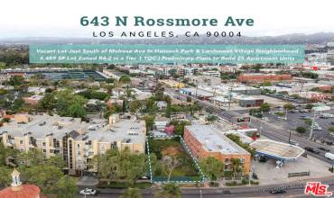 643 N Rossmore Avenue, Los Angeles, California 90004, ,Land,Buy,643 N Rossmore Avenue,24361099