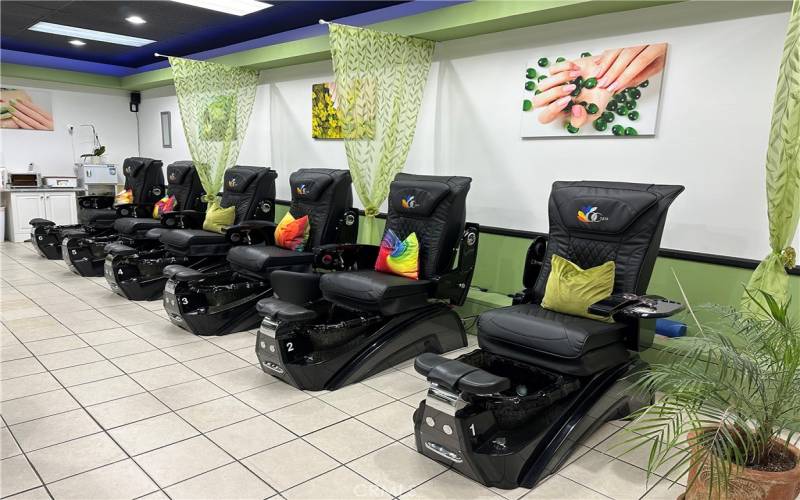 Pedicure chairs
