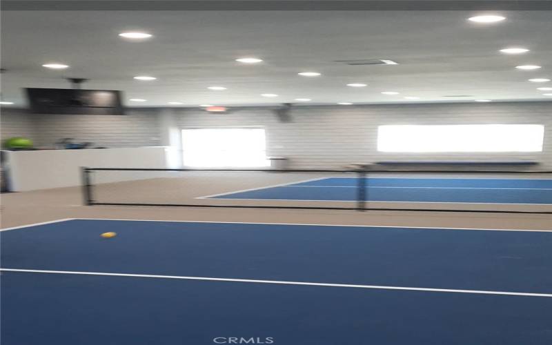 Pickleball and exercise room