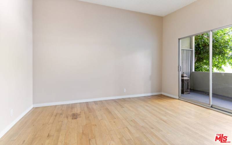 Main bedroom with balcony