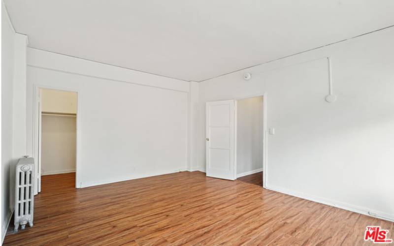 Bedroom with 2nd walk-in closet