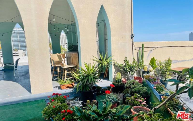 Gazebo at Roof top terrace