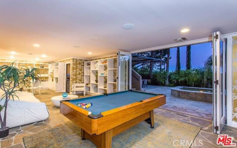 Game /Lounge area on Pool level