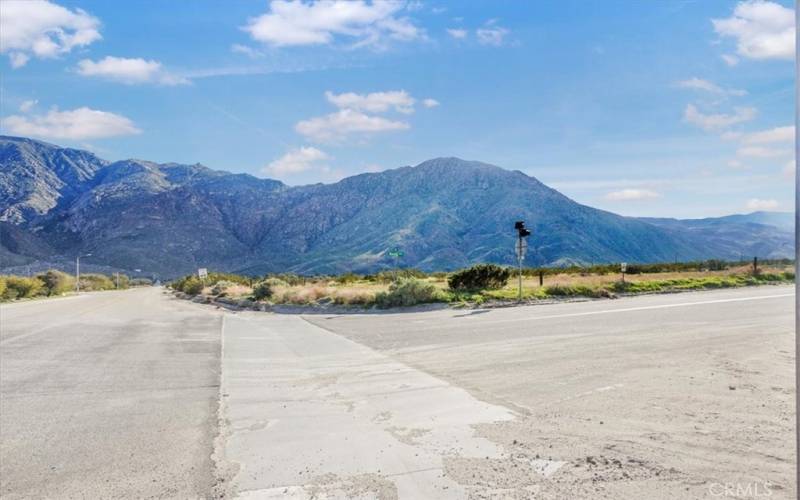 On lot facing south - beautiful moutain views.