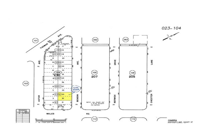 #468 on CCSD Water List. 50'x70' Double Lot.