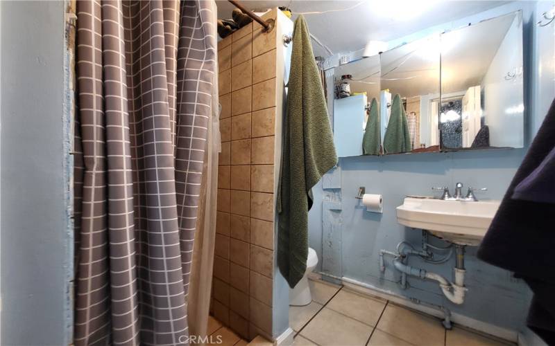 Converted Garage Studio Bathroom