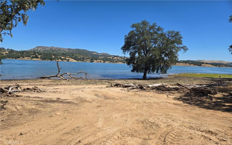 Beach lakefrontage