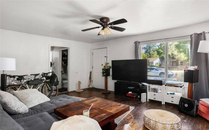 Living room of 3BD/1BA