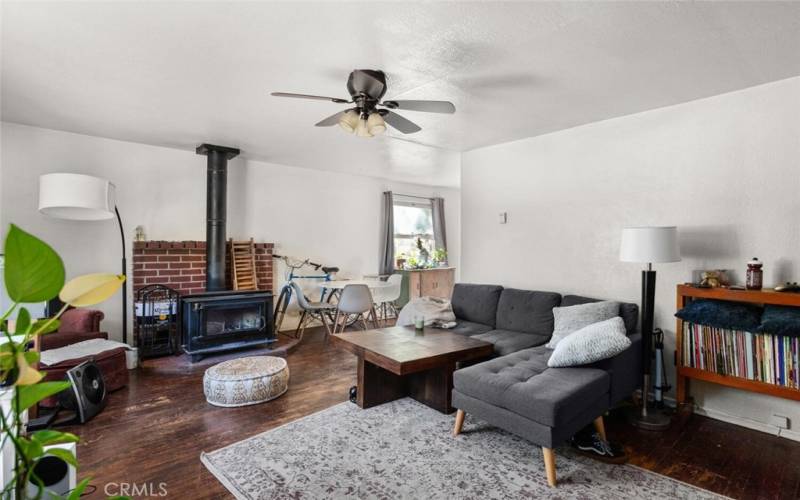 Living room of 3BD/1BA