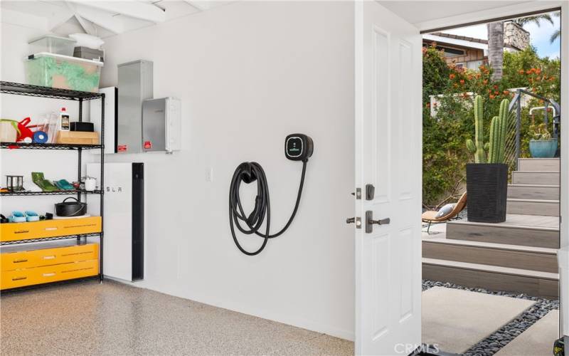 Tesla Powerwall with EV charger