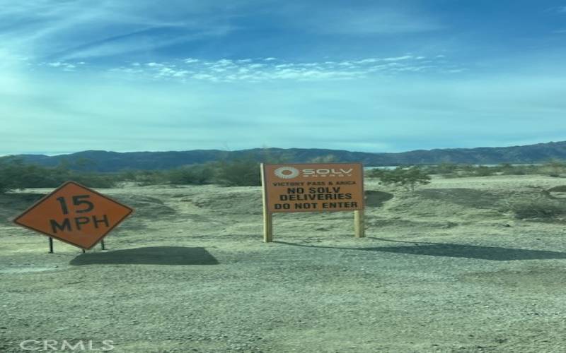 Solar Company adjacent to the property