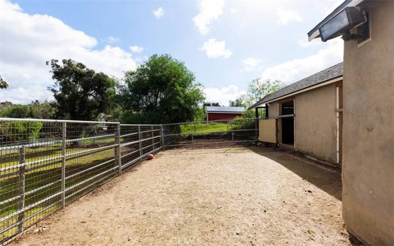 Barn features include; automatic waterers, hay storage for 6 tons of hay