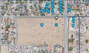 E. Ave K - aerial lot map