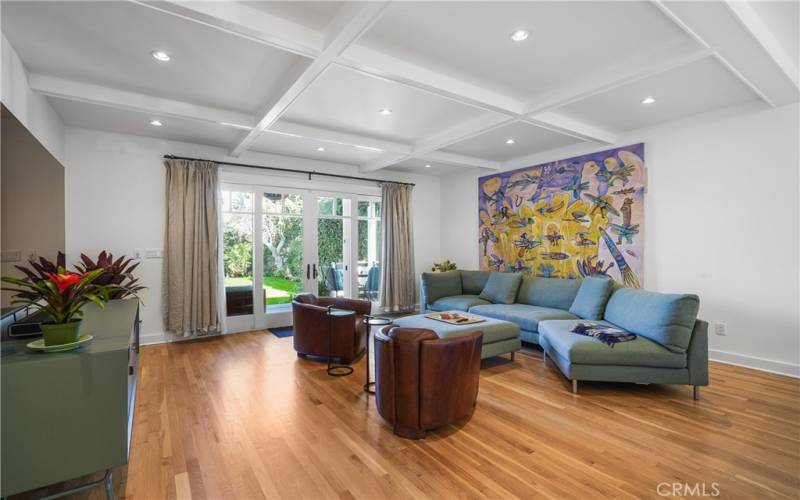 Large, bright family room