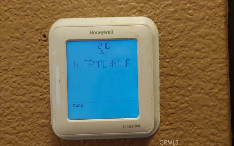 Bluetooth, touch screen thermostate