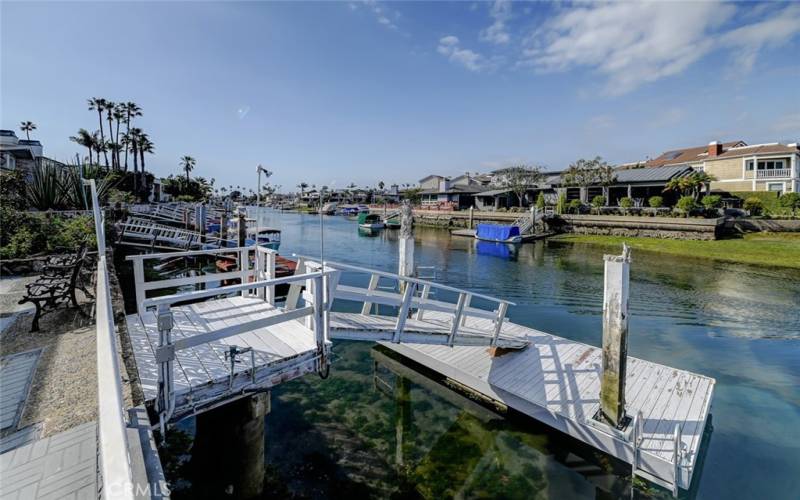 Private boat dock