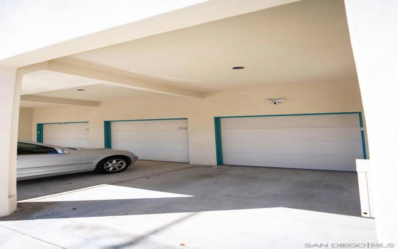 The townhome comes with one covered carport space. No use of garage unless specifically approved by owner.