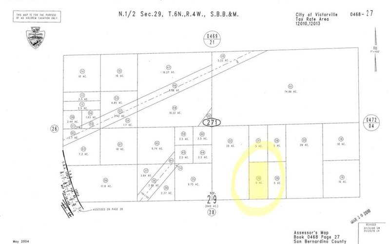 APN 0468-271-30 Plat Map