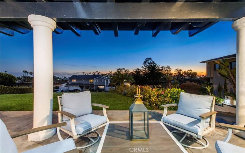 downstairs porch to enjoy views