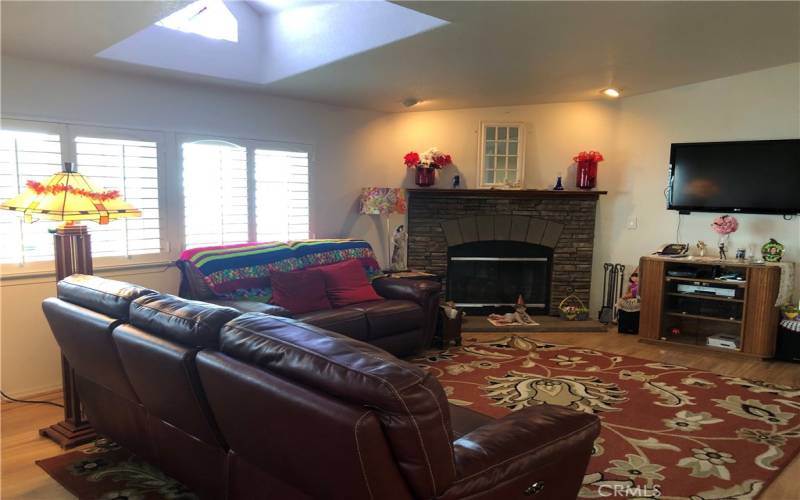 Living Room with Fireplace