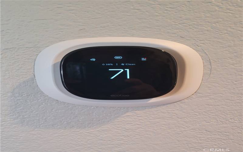 New smart thermostat.