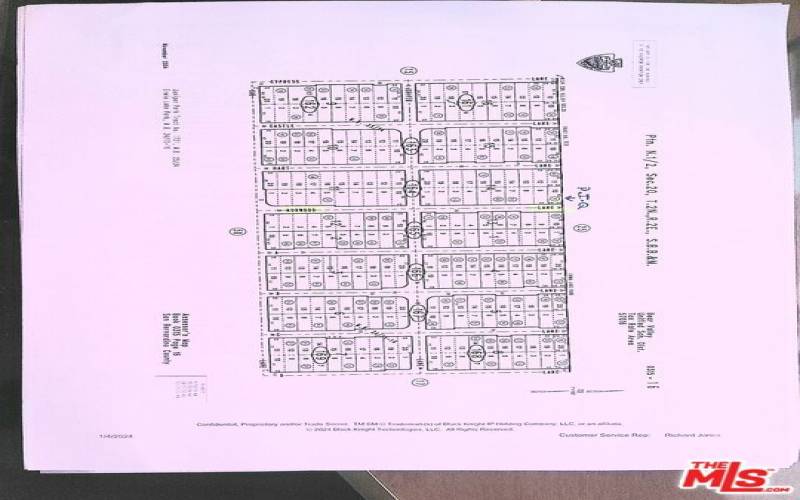 Assessor's Map Of Vacant Lot Location