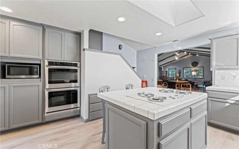 Kitchen with entrance from Garage