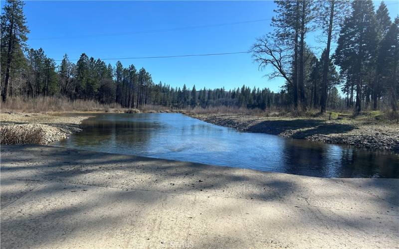Concow Creek on road to property