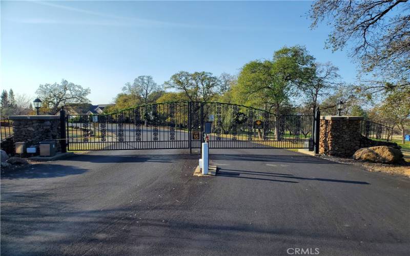 Front gate to enter neighborhood