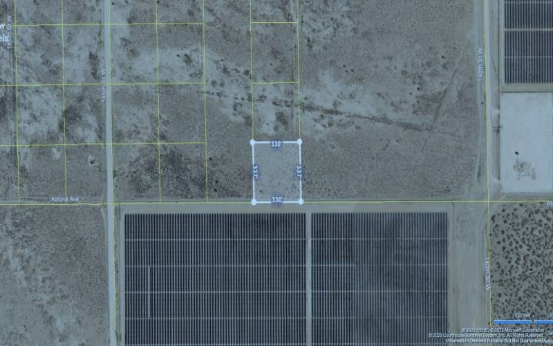Arial Map View of Lot