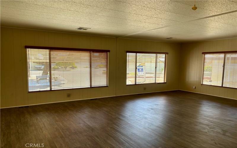 Open and bright living room