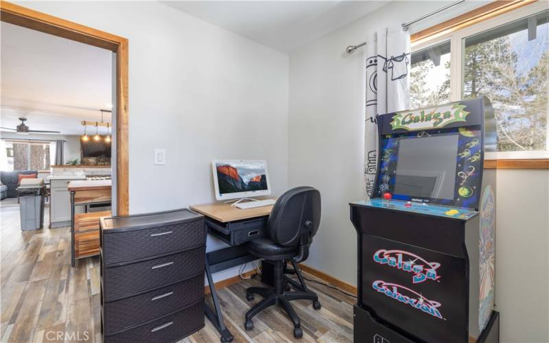 Also can plenty of space for an office/games/mud room.