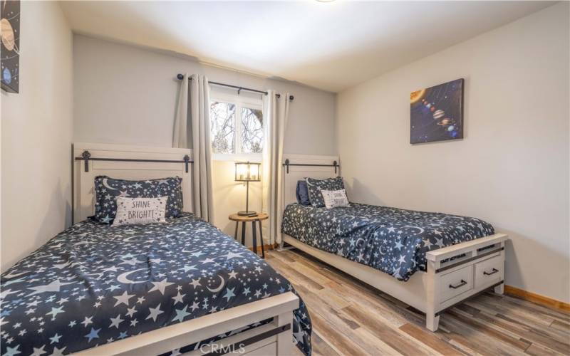 3rd bedroom with plenty of space for twin beds/bunkbeds!