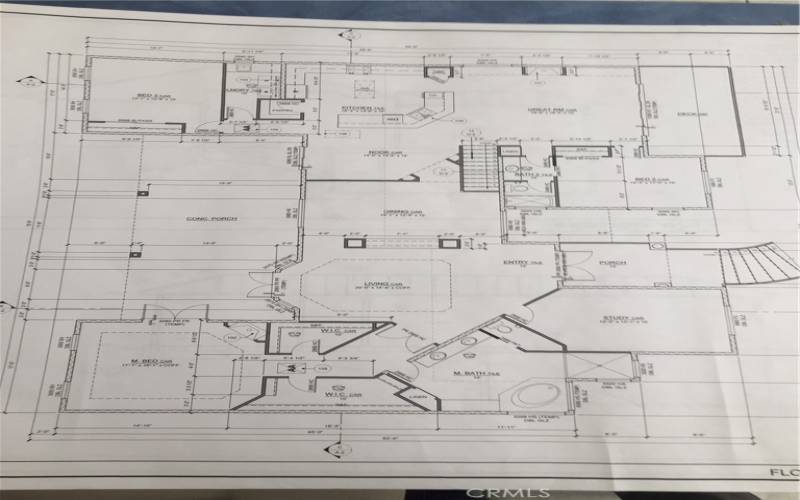 Main floor plan 3,124sf