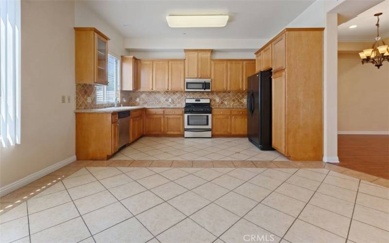 large granite kitchen
