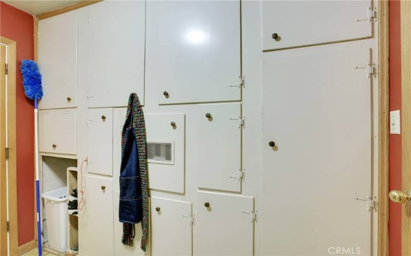 More cabinets in laundry