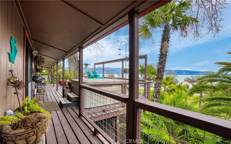 Deck with View of Lake