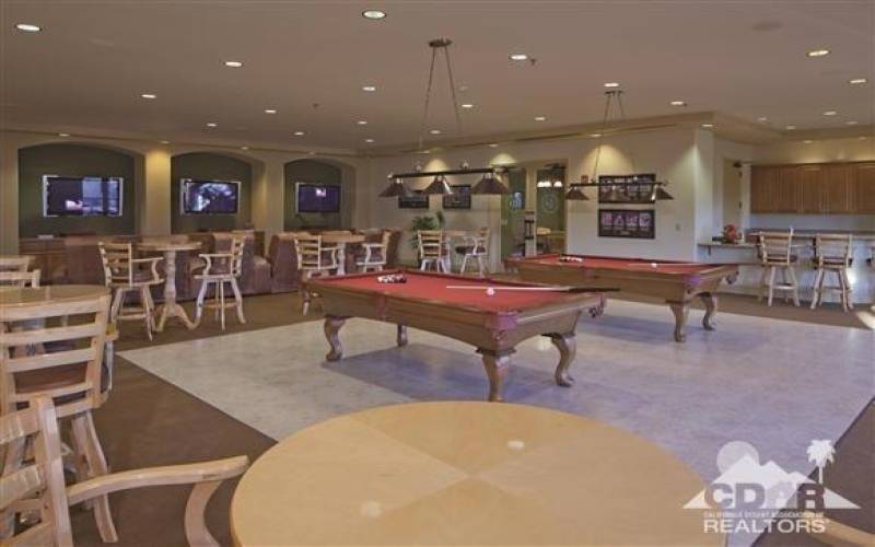 Clubhouse gameroom