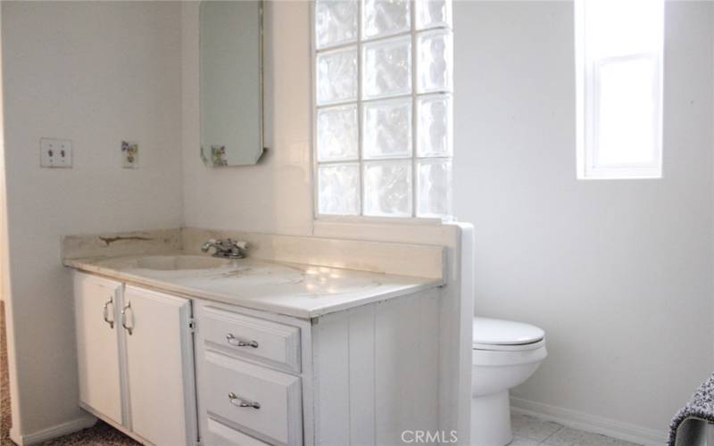 Bathroom in primary bedroom