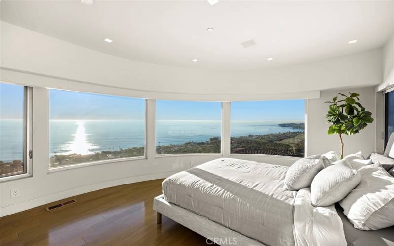 Master suite with astounding ocean view