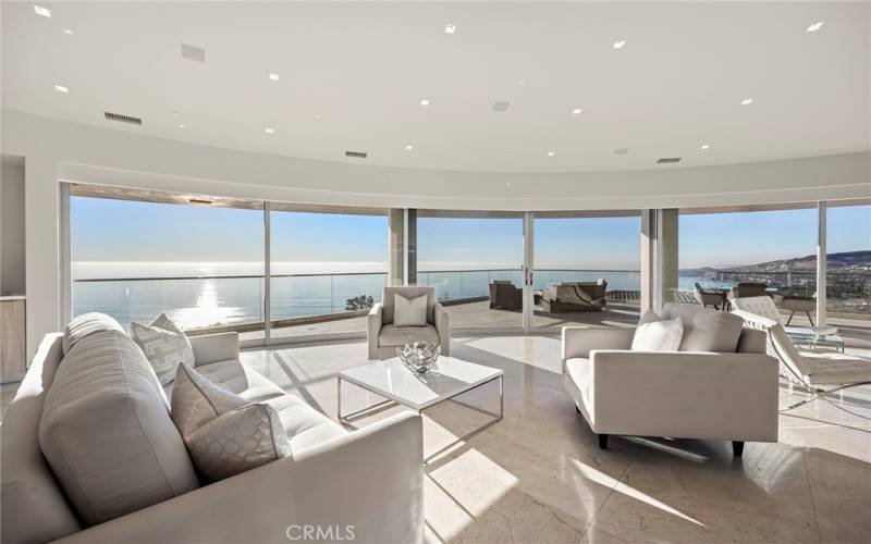 Marvelous Ocean view from a Gorgeous Living room
