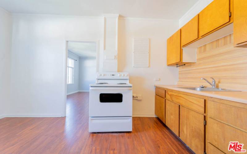 Kitchen facing Living room