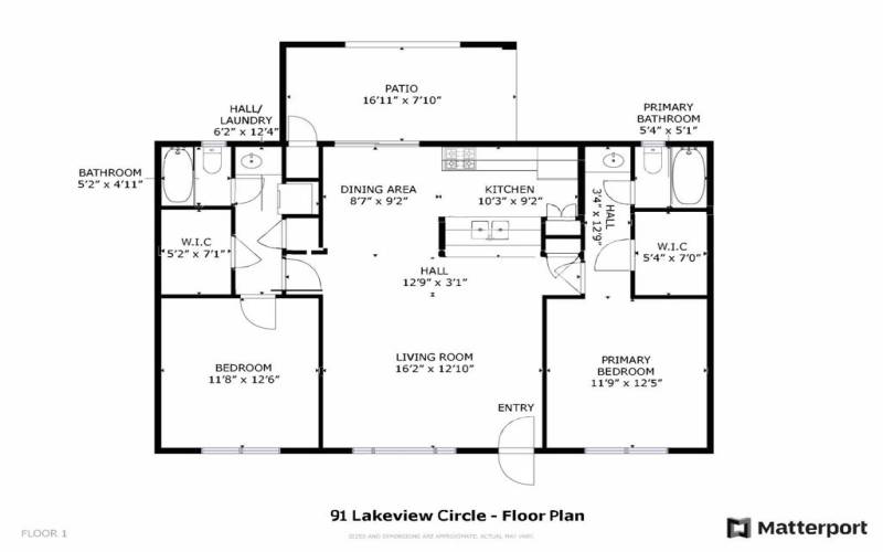 91 Lakeview Circle - Floor Plan